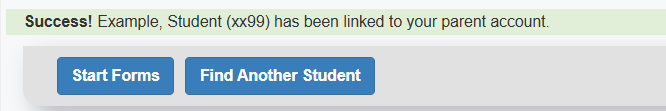 Student linked to account